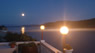 Moon in Croatia Trogir with lights at house to rent